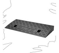 IMUNKT Rampe Gomma per Marciapiedi, Rampa Soglia Portatile Altezza 3-22cm, Rampa per Sedia A Rotelle, Rampa Carrabile Antiscivolo per Auto, Vialetto, Bici, Moto(Black,50 * 22 * 5cm)