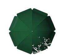 IMUNKT Telo Di Ricambio Per Ombrellone Da Esterno, Diametro 180-300Cm, 8 Stecche/10 Stecche, Copertura Di Ricambio In Tessuto, Impermeabile Tenda Per Ombrellone Da Tavolo Mercato(Green,280cm(9.2ft)/10