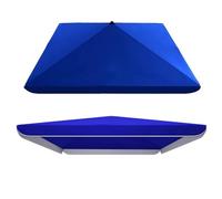 IMUNKT Telo di Ricambio per Ombrellone Quadrato 2,5x2,5m 3,0x3,0m 2x2m 4 Costole Copertura di Ricambio per Ombrellone da Giardino/Mercato/Patio(Blue,2.5x2.5m(8.2x8.2ft))