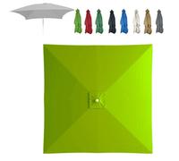 IMUNKT Telo di Ricambio per Ombrellone Quadrato 2x2m 4 Stecche Copertura di Ricambio per Ombrellone da Giardino/Mercato Baldacchino Protezione UV(Grass Green)