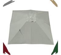 IMUNKT Telo Di Ricambio Per Ombrellone Rettangolare 2.5x2.5m 3x3m 4x3m Baldacchino Per Parasole Da Esterno A Sbalzo, 8 Stecche, Anti-UV Copertura Superiore(Taupe,250x250cm/8x8ft)