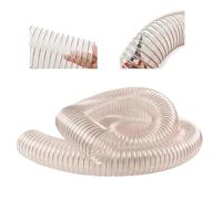 IMUNKT Tubo Di Aspirazione In PU Trasparente 20-600mm, Tubo A Spirale, Tubo Flessibile Per Sistemi Di Aspirazione, Trucioli Di Legno, Polvere Di Legno(1m/3.28ft,220mm(8 3/5"))