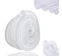 IMUNKT Tubo Di Aspirazione In PVC Per Raccolta Polvere, 50mm 100mm 120mm, Tubo Flessibile Trasparente Per Fumo, Pulizia Industriale Del Legno(5m/16.4ft,40mm-1 3/5")