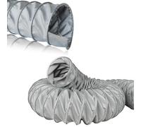 IMUNKT Tubo Di Ventilazione Resistente Alla Temperatura, Tubo Di Scarico Flessibile Per Estrattore D'aria, Evacuazione Dei Fumi, Camino(L-5m/16.4ft,115mm(4 1/2"))