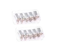 IMUSINICE 10 Pezzi Guide per Estensione Unghie in Alluminio Riutilizzabili Forma Curva per Manicure Professionale e Uso Domestico per Donne