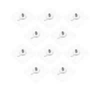 IMUSINICE 10pezzi Ganci Adesivi Trasparenti per Parete Multiuso per Cucina e Casa Facili da Rimuovere per Appendere Oggetti su Superfici Lisce e Muro Solido