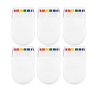 IMUSINICE 6 Pezzi Kit per Pittura del Viso 6 Colori, a Base D'acqua, Materiale Oil Wax, per Appassionati di Sport, per Feste e Cosplay