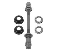 IMUSINICE Assale Solido e Cuscinetti a Sfera per Mozzi Mountain Bike Posteriore 180 MM Grigio Spessore 9,5 MM Kit per Riparazione Bici off-Road Uso Intensivo