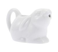 IMUSINICE Brocca in Ceramica a Forma di Animale Manico, Piccolo Bricco per Latte Facile da Pulire dal Design Semplice, per Ristoranti e Caffetterie