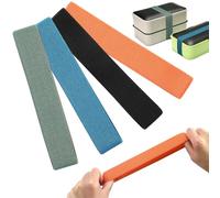 IMUSINICE Cinghie Elastiche per Bento Box 4 Pezzi, Fasce Elastiche in Nylon Multiuso Fibbia Porta Posate, Dimensioni Compatte e Leggere per Pranzo Scolastico da Viaggio