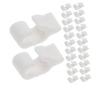 IMUSINICE Connettori per Cubi in Plastica Bianco 48 Pezzi Assemblaggio Rapido e Integrazione per Organizzatore Modulare Armadio Portatile o Recinzione per Animali