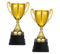 IMUSINICE Coppa da Competizione in Plastica 2 Pezzi per Scuola | Premio per Gare ed Eventi Sportivi, Statua Creativa, Adatta a Primaria e Infanzia