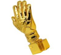 IMUSINICE Decorazione Guanto da Portiere Calcio, Oro, ABS | Uso Durevole per Conservazione Prolungata, Stile Delicato e Luminoso, Accessorio Calcio, un Pezzo