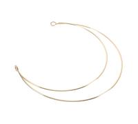 IMUSINICE Fascia per Chioma Angelica in Ottone Oro Corona Lunare, Riutilizzabile e Versatile per Cosplay di Halloween e Matrimoni
