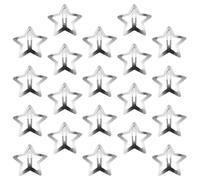 IMUSINICE Fermagli Moda di Argento e in per Forma Chioma Stella a Metallo 20 Superficie Liscia Chiusura Sicura Accessori alla per Ragazze Giovani e Teenager