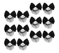 IMUSINICE Fermaglio per Chignon Fiocco e Metallo 12 Pezzi Accessori Chioma Donna per Hotel Banche Eleganti