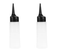 IMUSINICE Flaconi per Tintura Chioma da 150ml 2 Pezzi Bottiglie Riutilizzabili in Pp per Applicazione Shampoo e Trattamento Cute Colore Bianco per Saloni