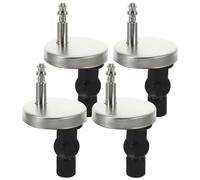 IMUSINICE Kit di Bulloni per Sedile Wc in Acciaio Inossidabile e Nailon, 2 Set, Cerniere per Sedile Wc Fissaggio Rapido per Bagno e Sostituzione Sicura