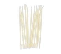 IMUSINICE Kit Professionale per Laminazione Ciglia 50 Pezzi di Bastoncini in Abs Beige, Strumenti Comodi da Impugnare per Sollevamento e Curvatura delle Ciglia