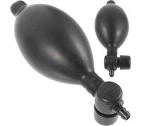 IMUSINICE Pompa Bulbo in Lattice per Misuratore di Pressione Sanguigna Manuale con Valvola di Sfiato Aria 2 Pezzi per Gonfiaggio Sfigmomanometro Cuscino Massaggiante e Dispositivo Pulizia