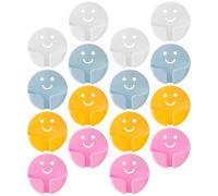 IMUSINICE Set 24 Ganci Adesivi per Spina di Multicolore, Supporto Fermacavo Autoadesivo senza Foratura, Organizzatore Cavi per Cucina e Bagno