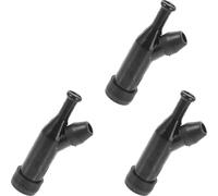 IMUSINICE Set 3 Pezzi Tappi Candela Alta Pressione per Generatore Benzina 168f 170f Plastico Nero Resistente alla Corrosione per Pompa Acqua