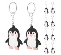 IMUSINICE Set da 24 Portachiavi Decorativi a Forma di Pinguino, Ornamenti da Appendere per Zaini, Regalo per Amanti degli Animali e Feste a Tema