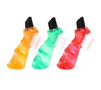 IMUSINICE Spazzolino per Protesi Dentaria Mini Portatile 3 Pezzi Setole Fini Multifunzione per Pulizia Precisa Casa e Uso Personale