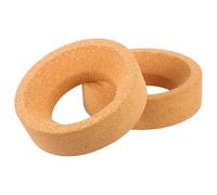 IMUSINICE Supporto per Bruciatore da Laboratorio in Sughero 2 Pezzi Base Rotonda Resistente All'usura per Boccette a Fondo Tondo