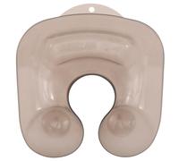 IMUSINICE Vassoio per Collo Permanente in Plastica Riutilizzabile Nero Cuscino Poggiatesta, Vaschetta per Lavaggio e Colorazione Chioma, Supporto Collo Professionale per Salone e Uso