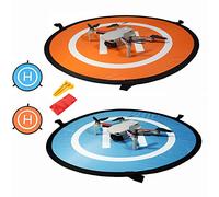 iMusk 55cm Piattaforma di Atterraggio per Droni Morbida per Tappetini di Lancio per Aerei RC in Polyester Impermeabile Ecologico per DJI Mini 3/Mini 3 PRO, DJI Air 2S, Avata, DJI Mini 2 SE Accessori