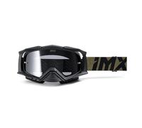 IMX RACING Dust Occhialoni da Moto | Fumo Scuro e Visiera Trasparente Inclusi | Lenti antifog e anti-graffio | Protezione del Naso
