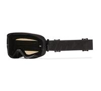 Occhiali da moto iMX Endurance Flip neri-neri con plexiglass trasparente