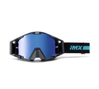 IMX RACING SAND Occhialoni da Moto | Iridium e Visiera Trasparente Inclusi | Lenti Antifog e Anti-graffio | Protezione del Naso | Cinturino Largo 45 mm con Stampa in Silicone | Tre Strati di Schiuma