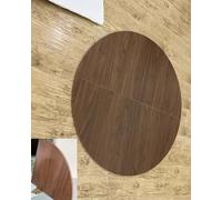 IMYOGI Squisito tavolo da pranzo rotondo in legno resistente con piano di lavoro per catering, banchetti, feste, riunioni di famiglia, prolunga da 79 pollici
