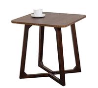 IMYOGI Squisito Tavolo Quadrato in Legno massello, Comodino in Camera da Letto, tavolino/tavolino ad Angolo nel Divano del Soggiorno, tavolino da tè pomeridiano/tavolino da caffè (Colore : A)