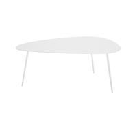 IMYOGI Tavolino Squisito, Tavolino da Salotto Piccolo, Tavolino Basso da Terra in Ferro, Tavolo per Il Tempo Libero Semplice per Camera da Letto (Size : White-93X50X40CM)
