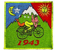 ImZauberwald LSD Bicycleday ~ 17,8 cm Handmade Albert Hofmann Celebration Patch