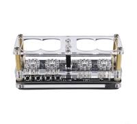 IN-12 Nixie - Orologio a tubo con display a LED a 225 colori per data e data, orologio digitale al quarzo con telecomando, programma anti-avvelenamento e alimentazione (senza tubi)