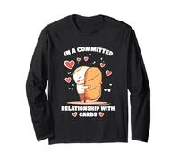 IN A COMMITTED RELATIONSHIP WITH CARBS Maglia a Manica