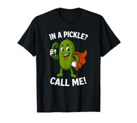 In a Pickle Call Me Joke Gag Pickles Lover Hero Pickle Maglietta