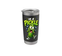 In A Pickle Camicia Home di cetriolo di Big Dill Lovers Bicchiere termico in acciaio inox doppia parete