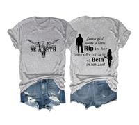 in A World Full of Karens Be A Beth Shirt, Every Girl Needs A Little Rip in Her Jeans, camicia unisex, Grigio, XL