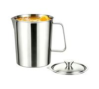 In Acciaio Inossidabile - Recipiente Doppia Termoresistente Con Coperchio - Misurino A Doppia Marcatura,per cucinare cuocere preparare cucina forno lavastoviglie congelatore casa casa