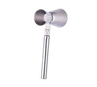 In Acciaio Inox Doppio Jigger Misura Tazza Con Manico Per Cocktail Bartender Party Accessori Piatto Spazzola Con Manico Casabella