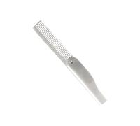In Acciaio Inox Pieghevole Pettine Pocket Size Hair Styling Accessorio Per Barba E Grooming Uomini Due Funzione Barba E Pettine