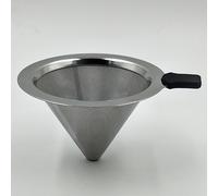 In acciaio inox versare caffè cono Dripper riutilizzabile Single Serve Coffee