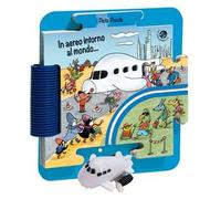 In aereo intorno al mondo. Ediz. a colori. Con pista e un aereo. Con puzzle gigante