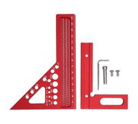 In alluminio in lega compatta il sovrano del triangolo in legno set di carpenter quadrato marcatura accurata per vari progetti