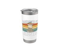 In bancarotta da Birdseed Birding Hobby Backyard Birdwatching Bicchiere termico in acciaio inox doppia parete